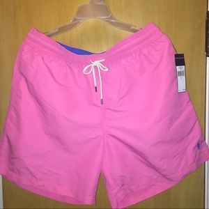 Polo by Ralph Lauren Pink Swin trunk